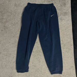 Vintage Navy Blue Nike Joggers